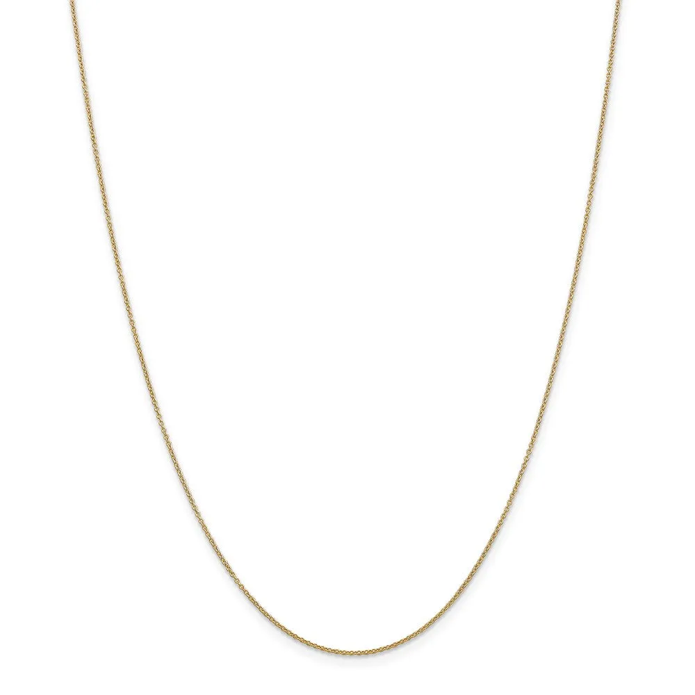 14k Yellow Gold Diamond Cut Floral Swirl (38mm) Necklace