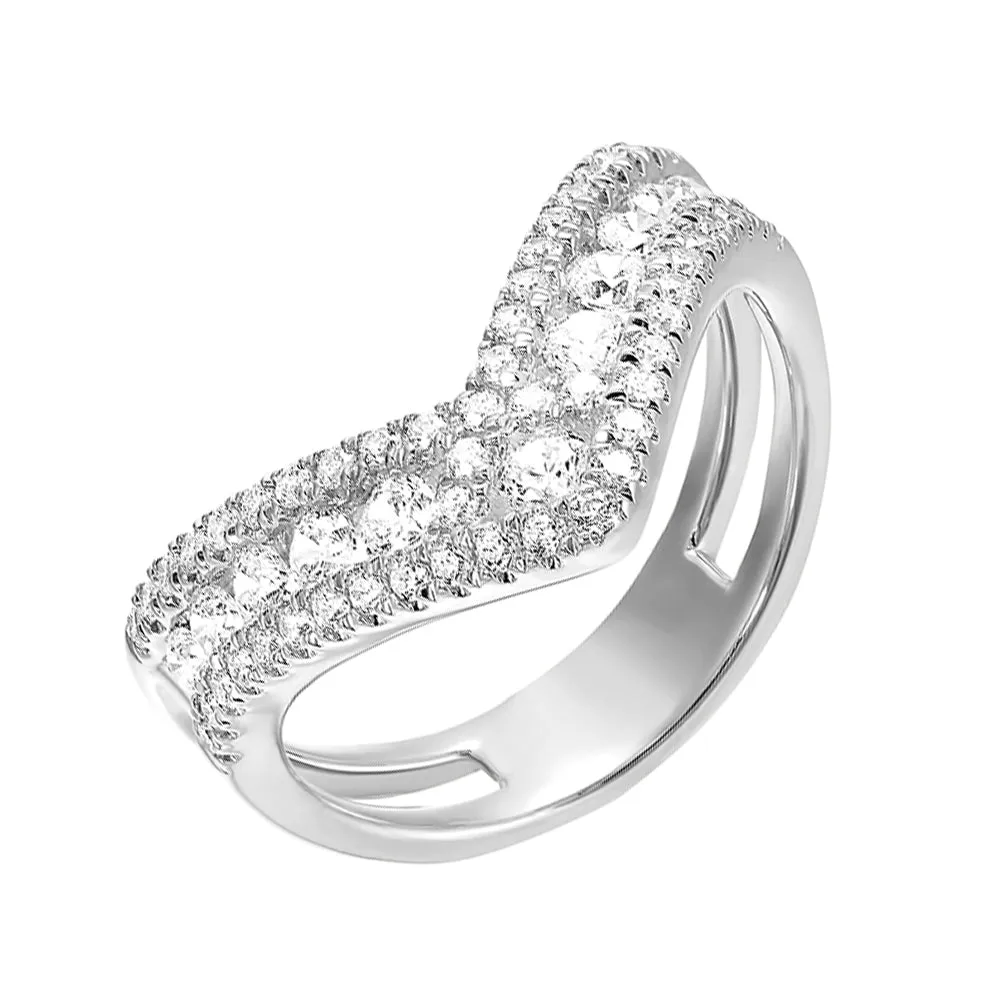 14KT WHITE GOLD DIAMOND (1CTW) RING