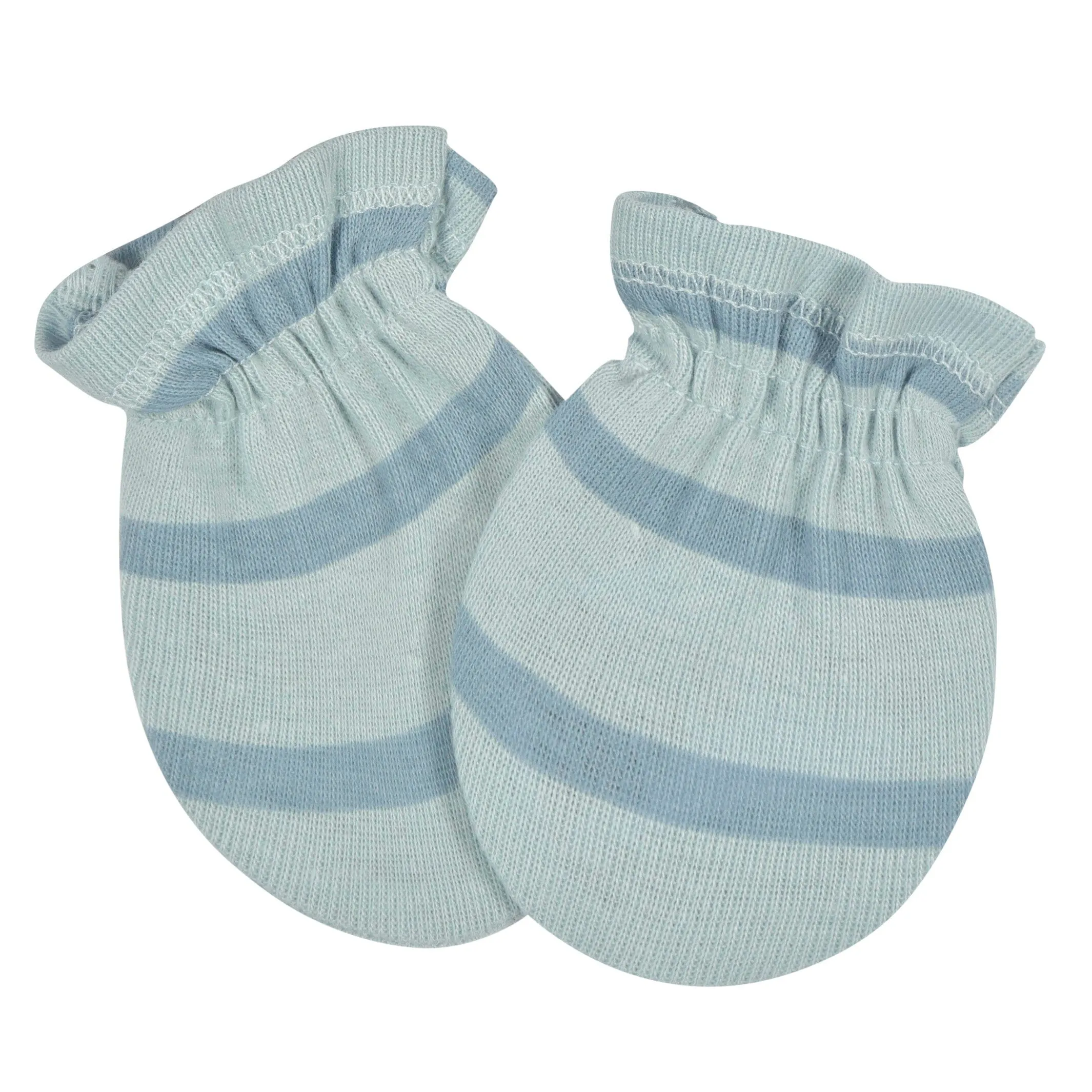 3-Pack Baby Boys Dino No Scratch Mittens