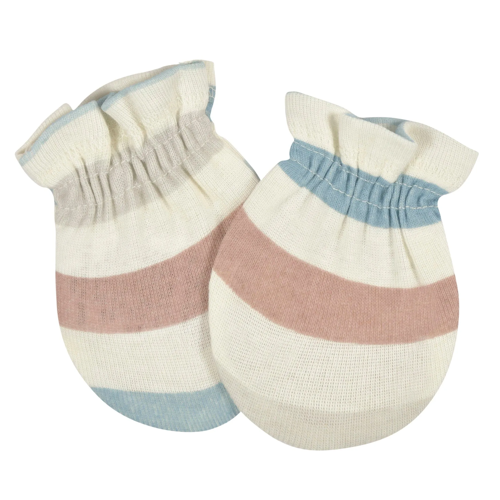 3-Pack Baby Boys Dino No Scratch Mittens