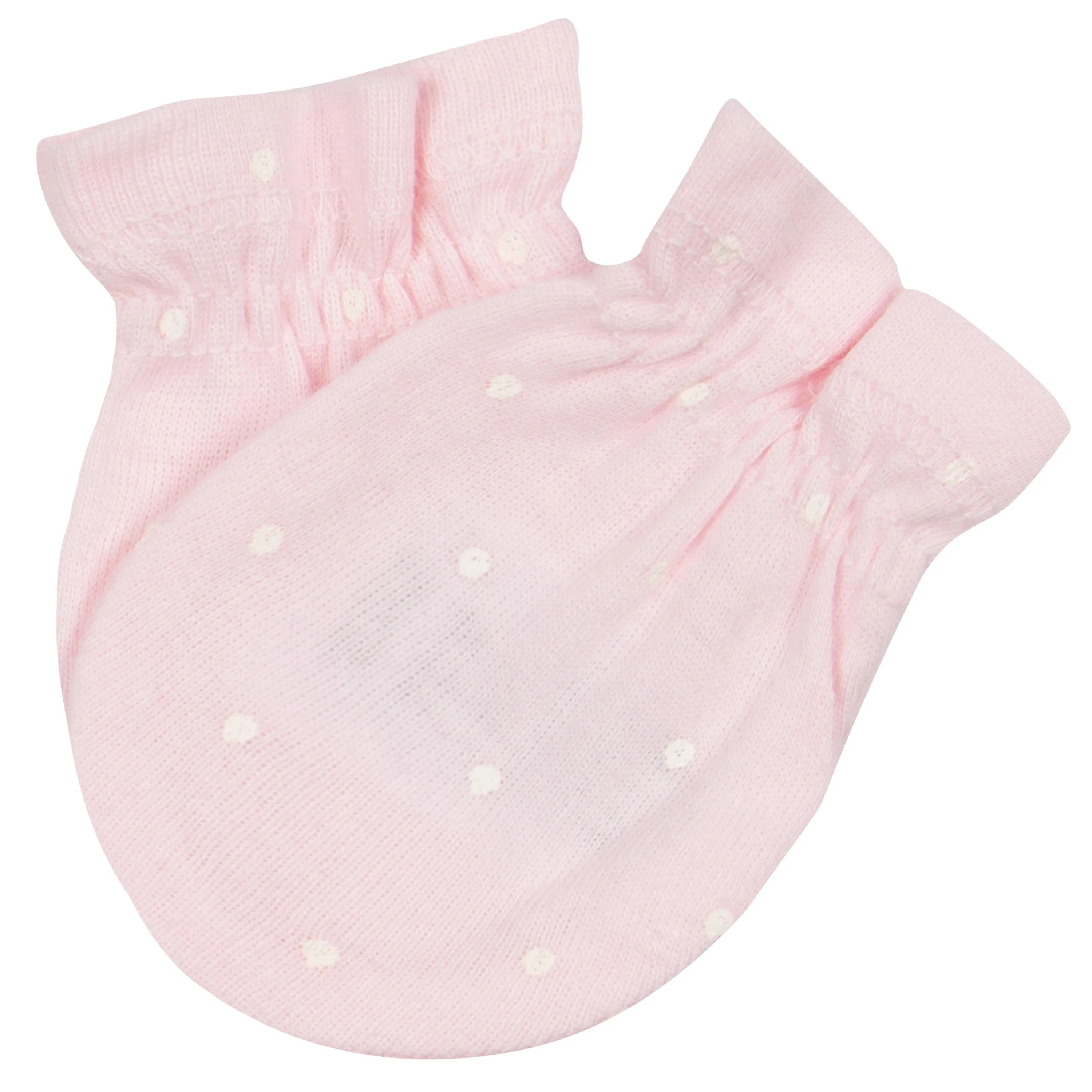 3-Pack Baby Girls Floral No Scratch Mittens