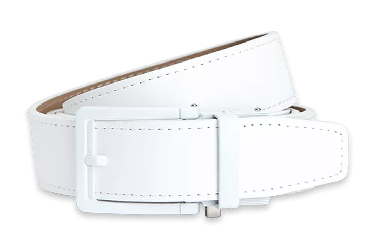 Ace White, 1 3/8 Strap, Golf Belt