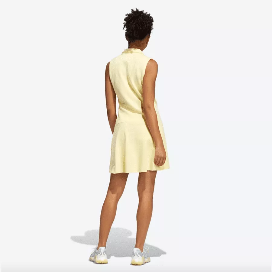 Adidas Go-To Sleeveless Golf Dress - Yellow