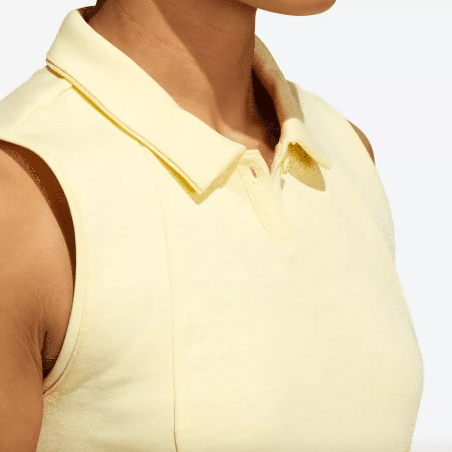 Adidas Go-To Sleeveless Golf Dress - Yellow