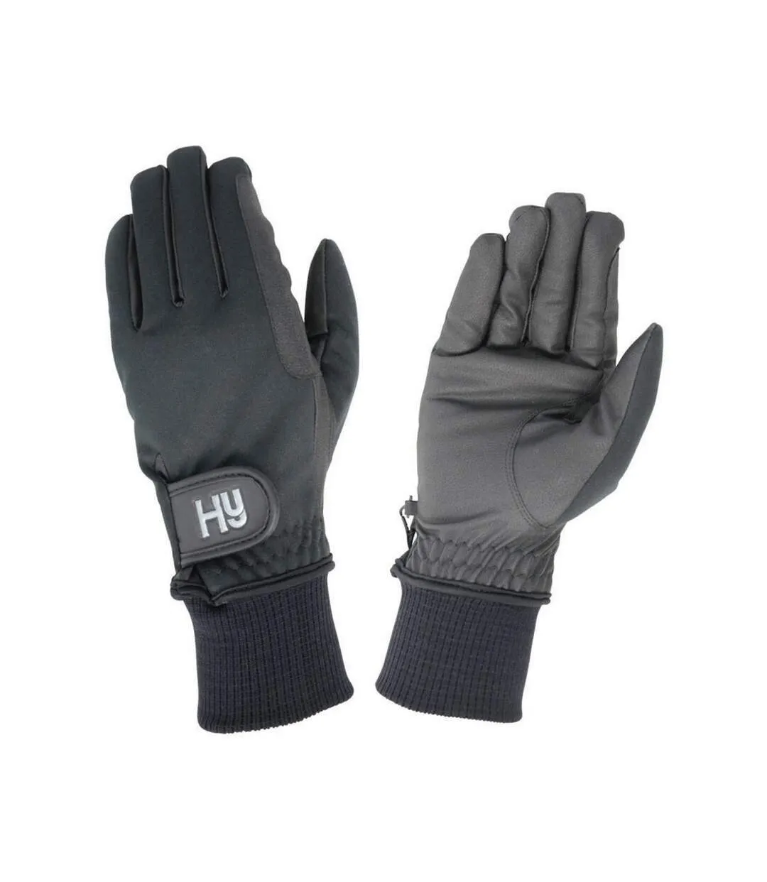 Adults ultra warm softshell gloves black Hy5