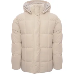 Alex Eagle Womens Beige Richmond Recycled Nylon Puffer Jacket