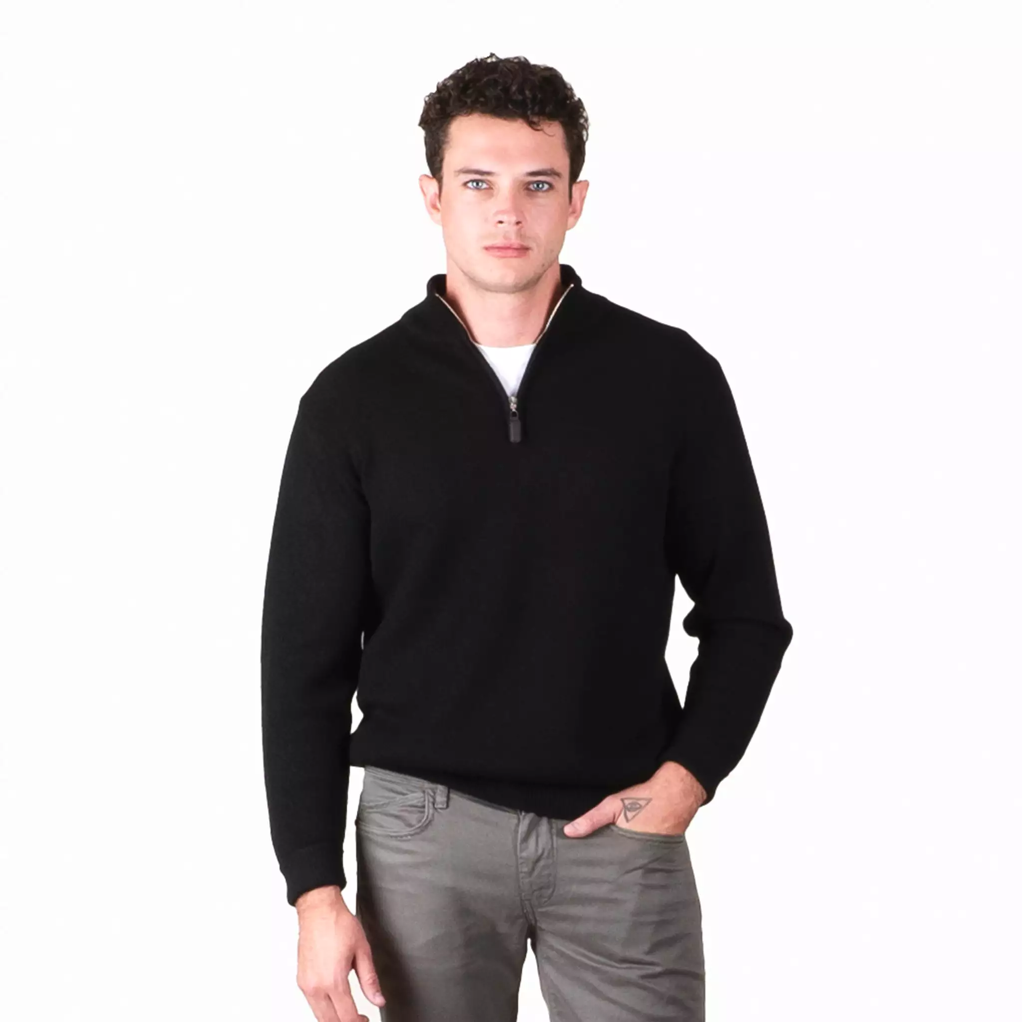 Alta Alpaca 1/4 Zip Alpaca Sweater PS862