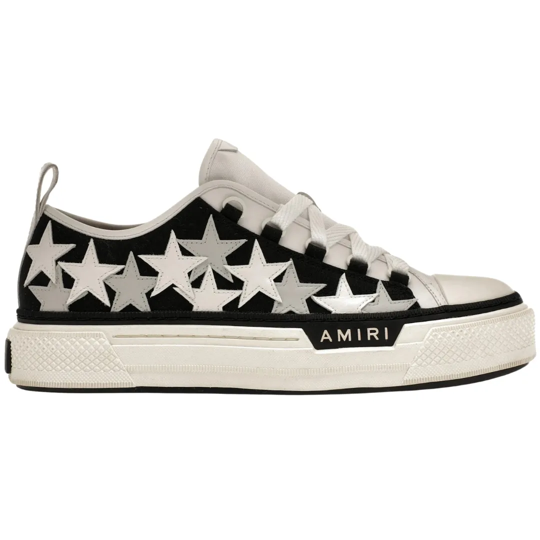 Amiri Stars Court Low Black Sneakers