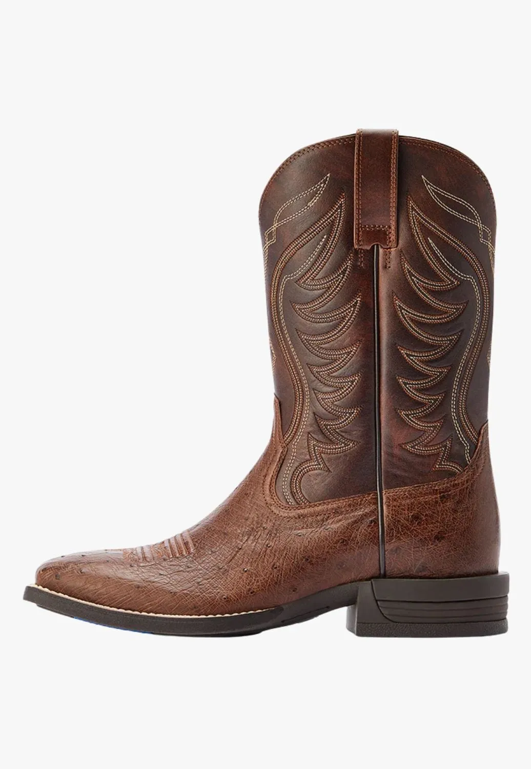 Ariat Mens Reckoning Ostrich Top Boot