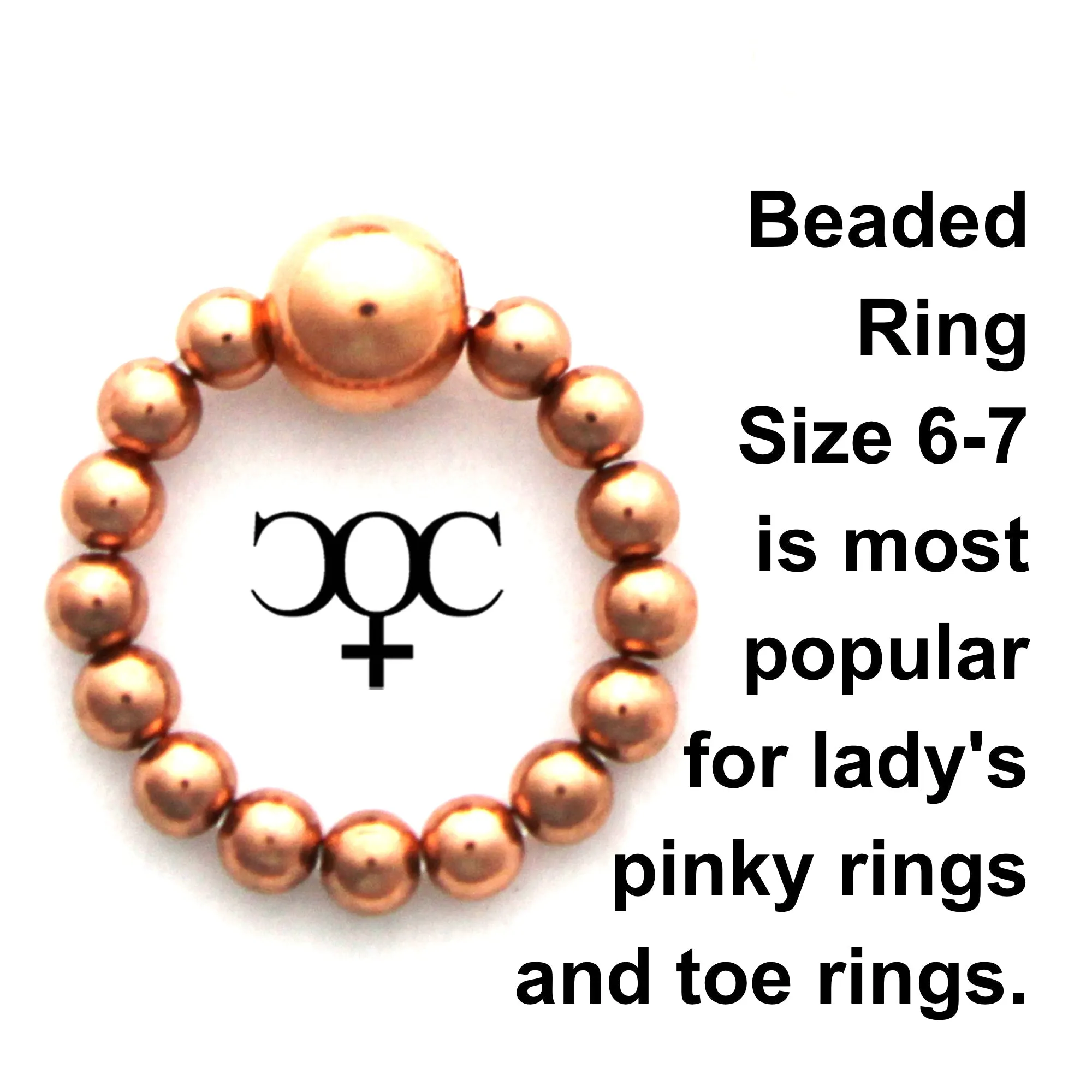 Beaded Copper Ring Cultured Pearl Ring Beaded Copper Stretch Ring Simple Keshi Pearl Ring