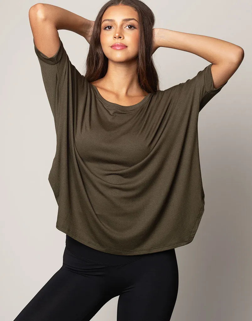 Boxy Tee Olive