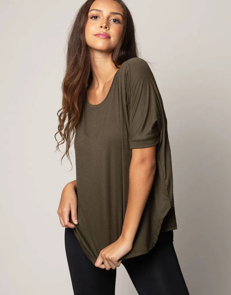 Boxy Tee Olive