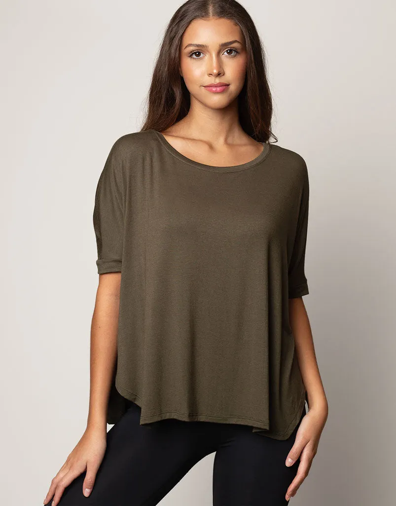 Boxy Tee Olive