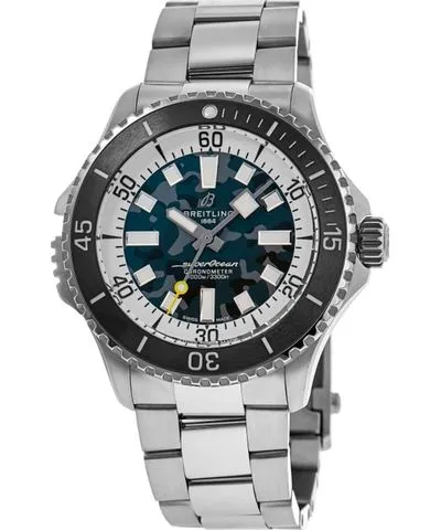 Breitling Superocean Automatic 46 Super Diver Grey Dial Titanium Men's Watch E10379351B1E1