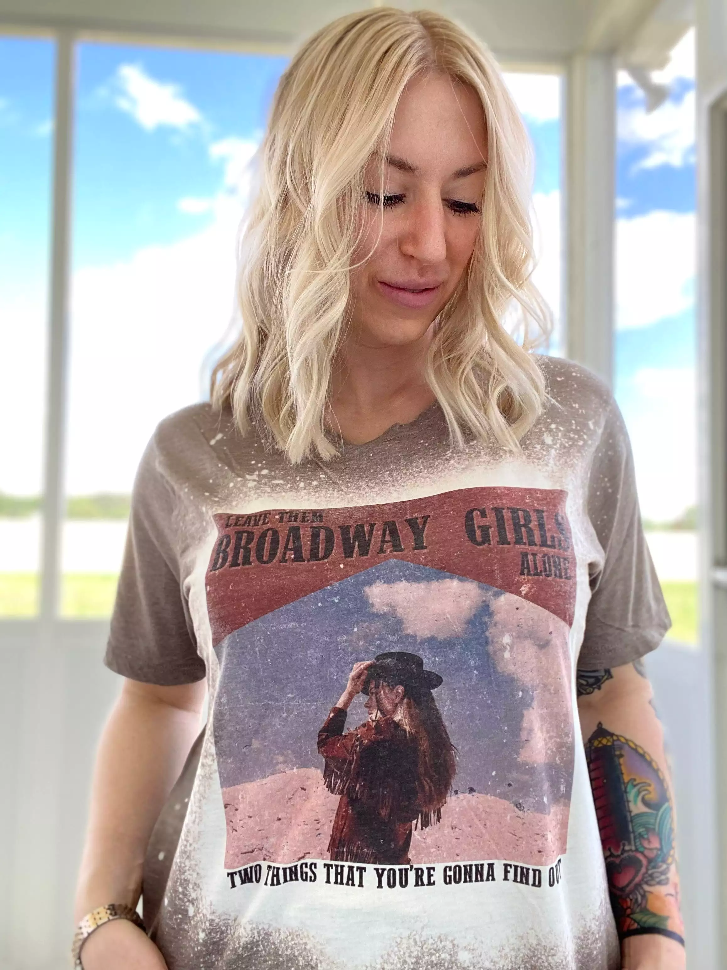 Broadway Girls Bleach T-Shirt