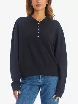 Button Up Crew Sweater