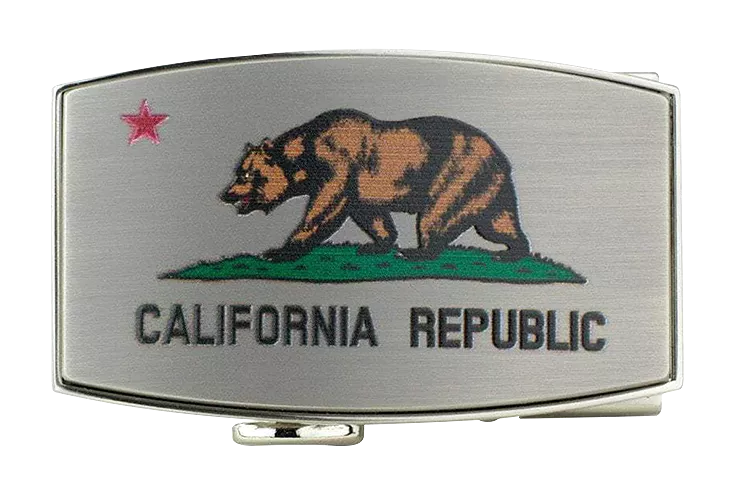 California Dreamin' Bear Dress Buckle, Fits 1 3/8 Straps