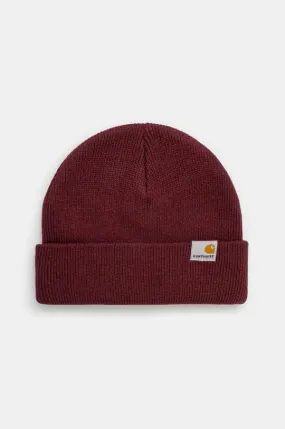 Carhartt WIP beanie Stratus Hat Low maroon color I025741.2BYXX