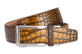 Cayman Brown & Tan, 1 3/8 Strap, Dress Belt