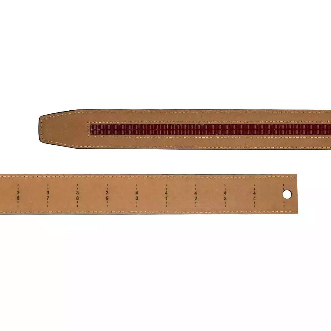 Cayman Brown & Tan, 1 3/8 Strap, Dress Belt