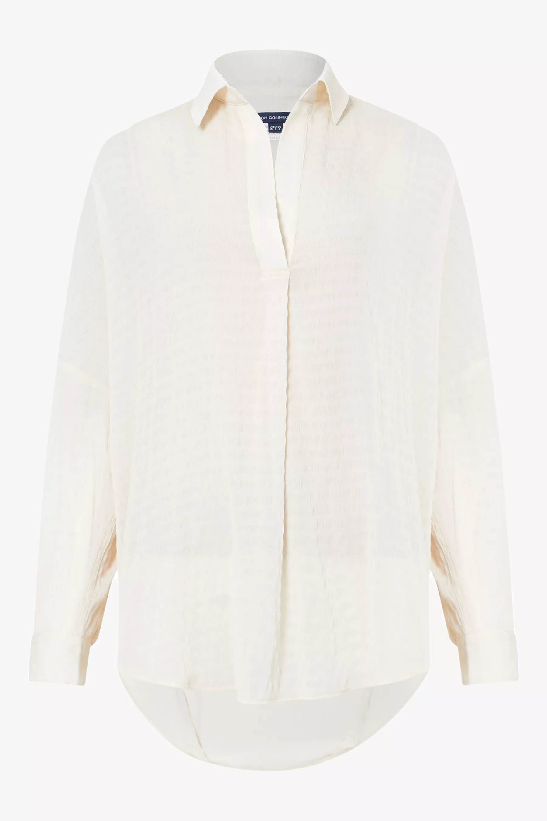 Clar Rhodes Textured Drape Shirt