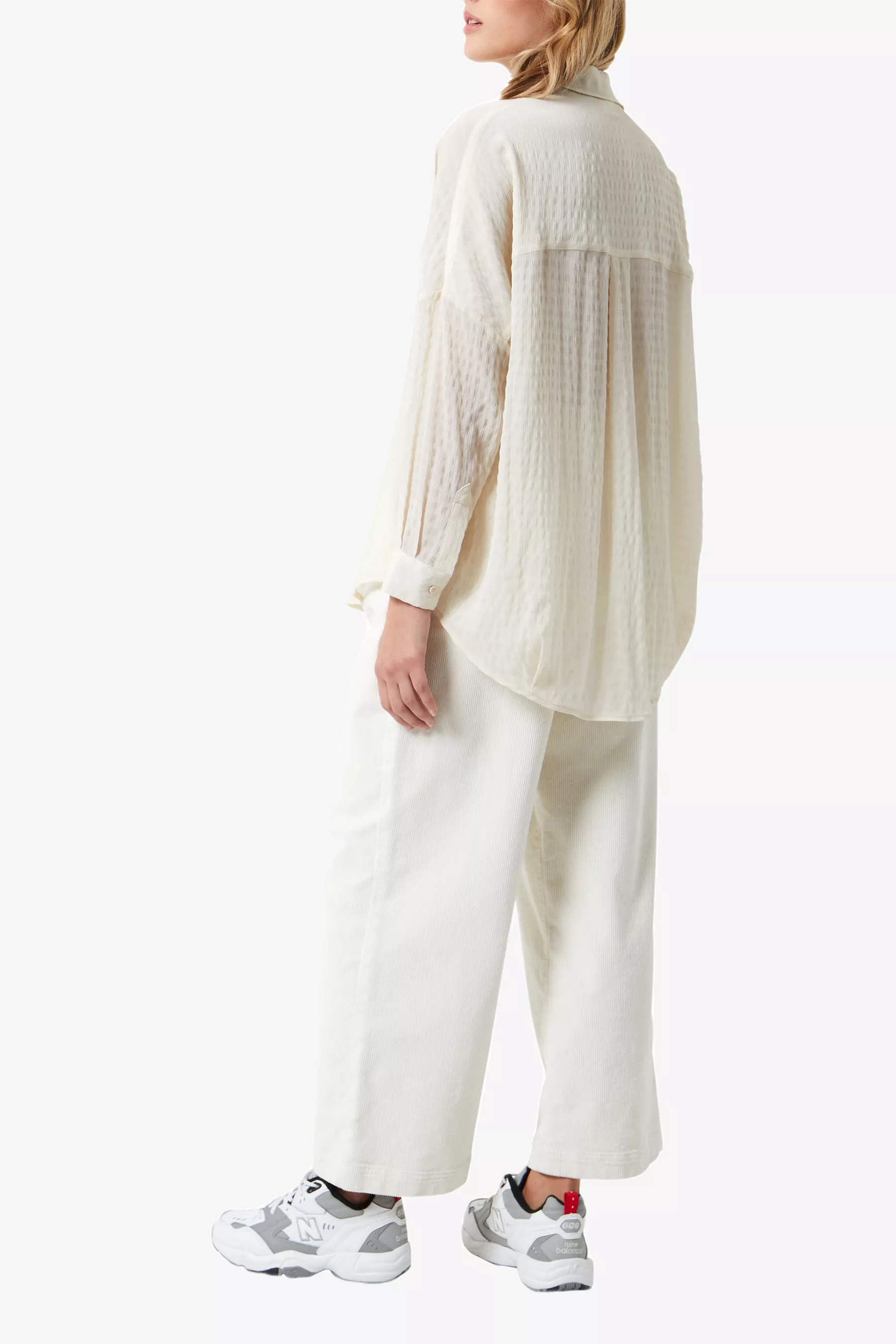 Clar Rhodes Textured Drape Shirt