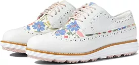 Cole Haan Original Grand Wing Oxford Golf White Floral Print/Optic White Sneaker