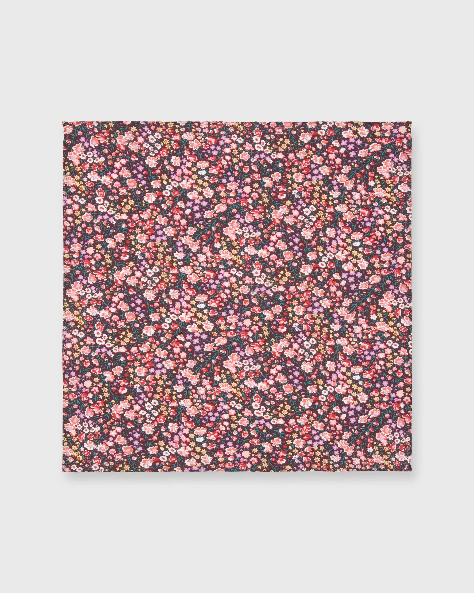 Cotton Print Pocket Square in Pink Phoebe & Jo Liberty Fabric