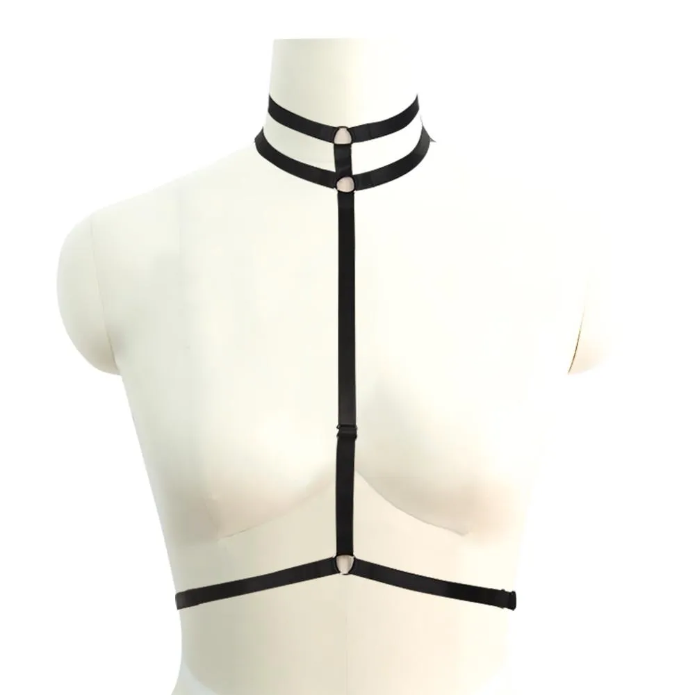 Double Choker, Single Strap Harness