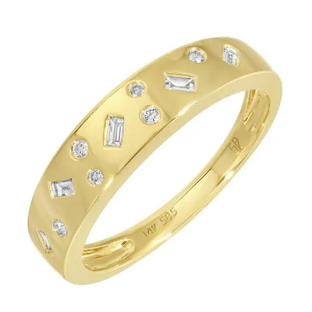 ELENI DIAMOND INLAY RING