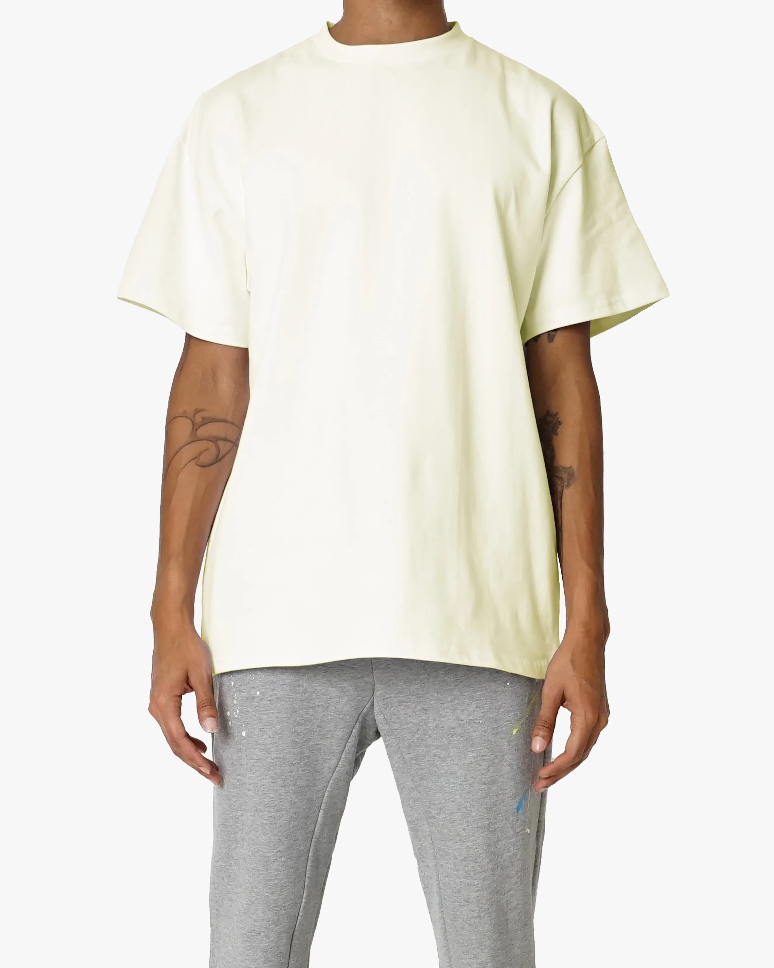 EPTM BIG N TALL PERFECT BOXY TEE-CREAM