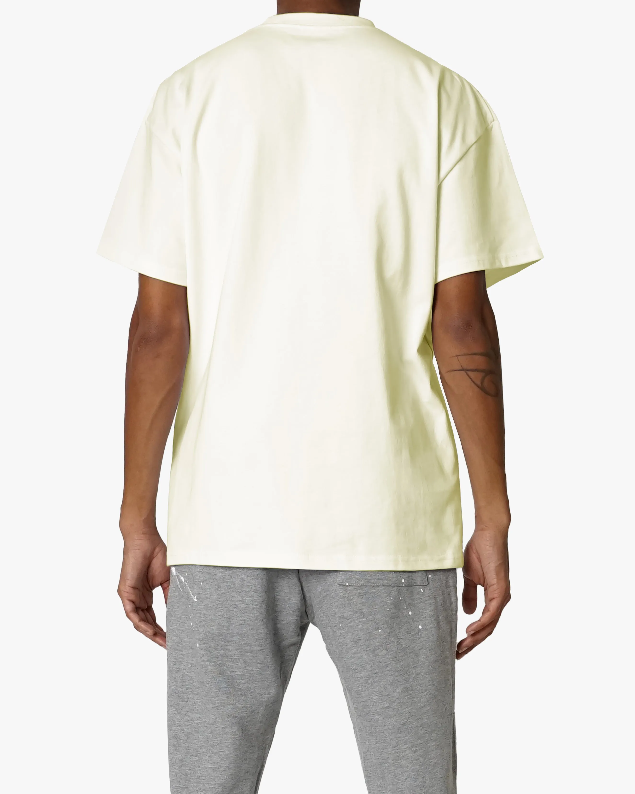 EPTM BIG N TALL PERFECT BOXY TEE-CREAM