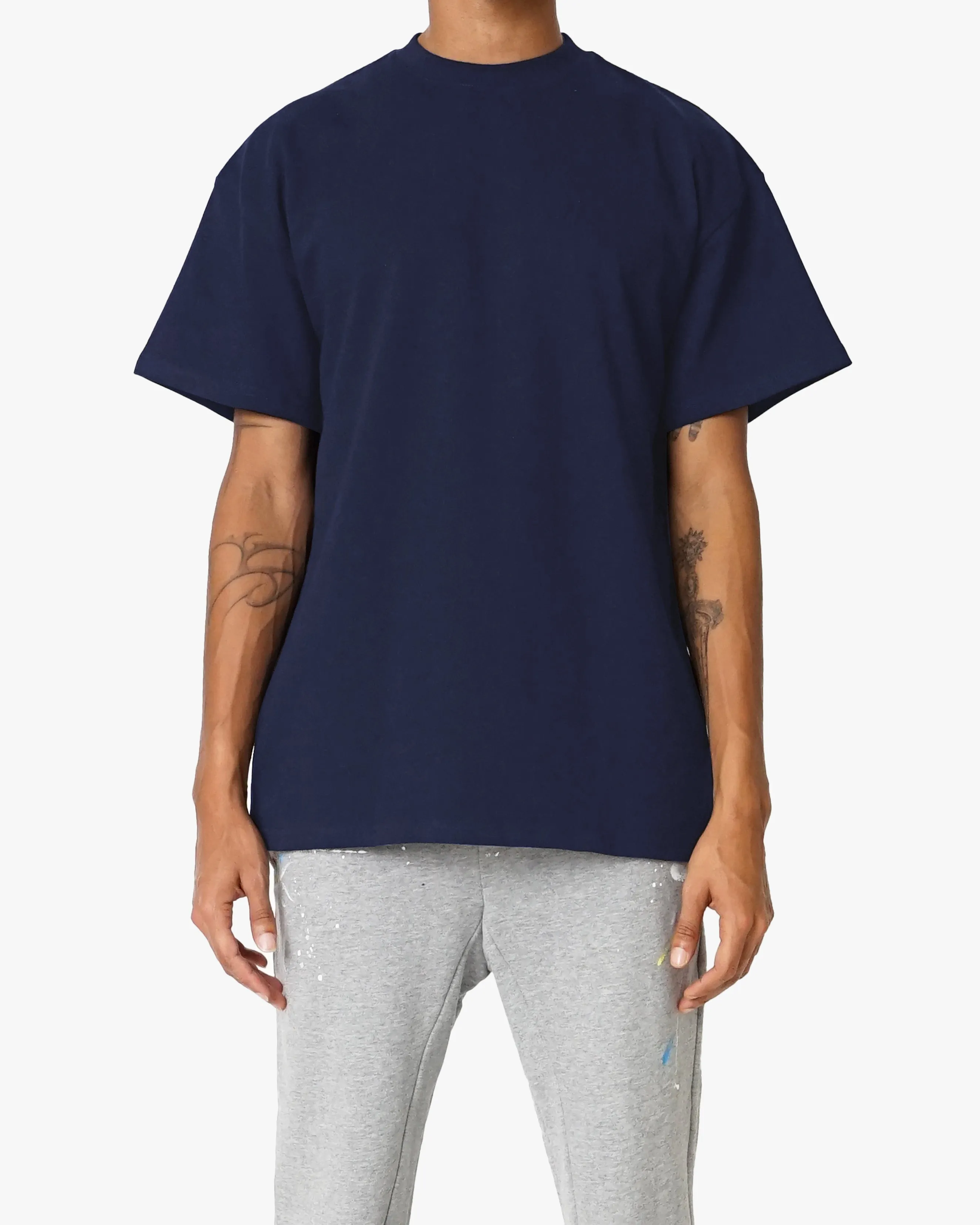 EPTM PERFECT BOXY TEE-NAVY