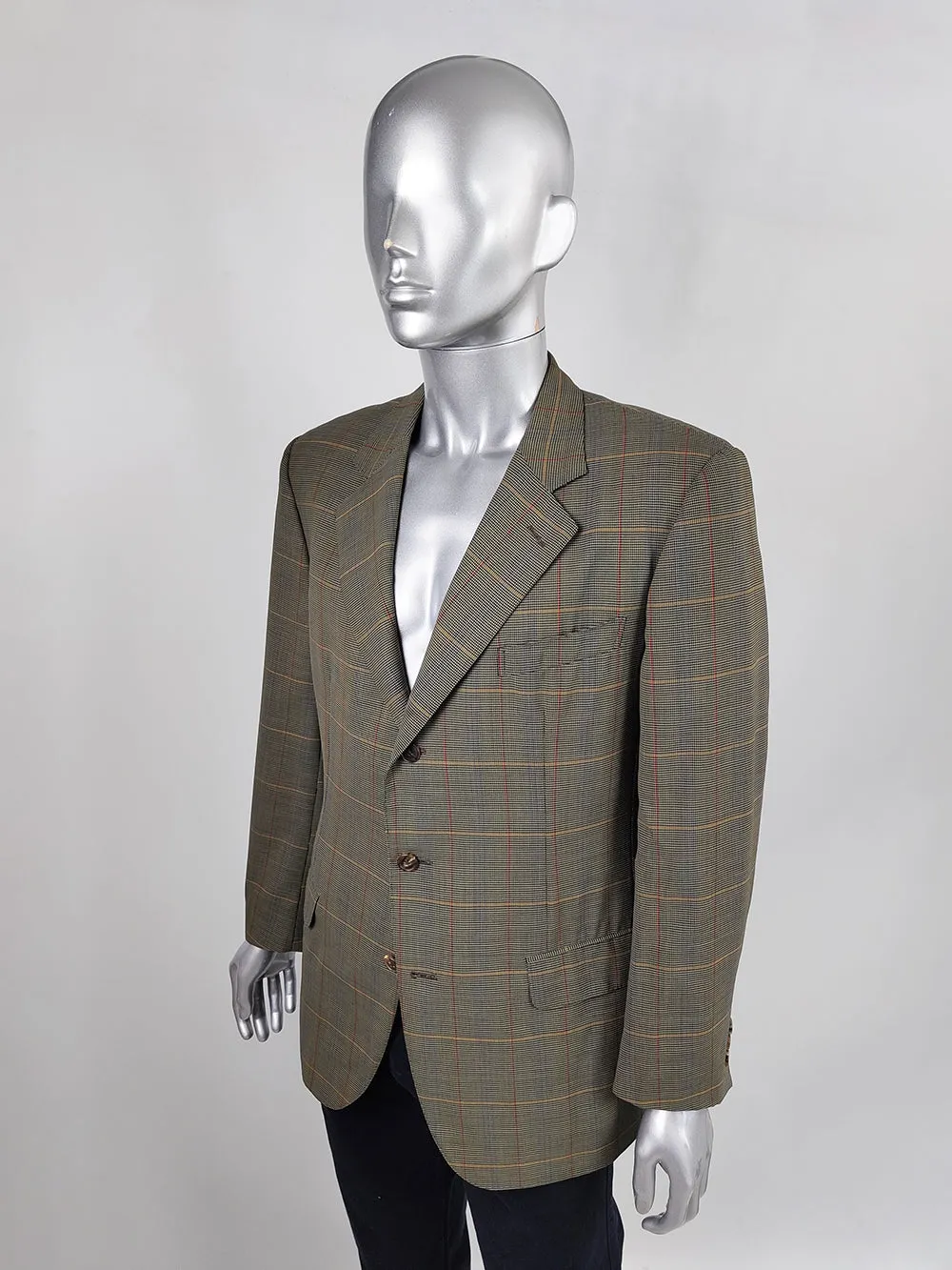 Ermenegildo Zegna Vintage Mens Super 100s Wool Sport Coat