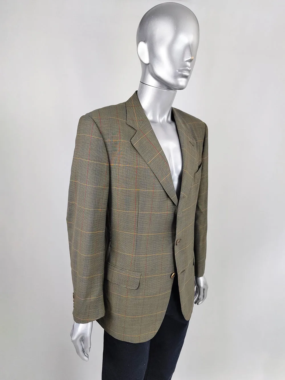 Ermenegildo Zegna Vintage Mens Super 100s Wool Sport Coat