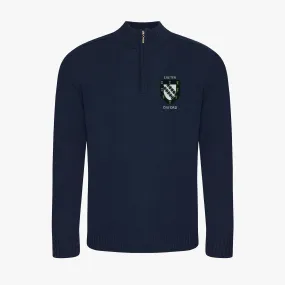 Exeter College Regenerated Cotton 1/4 Zip Sweater