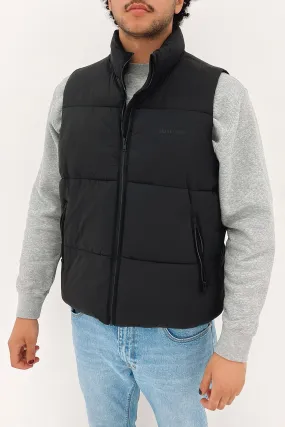 Fade Puffer Vest Black