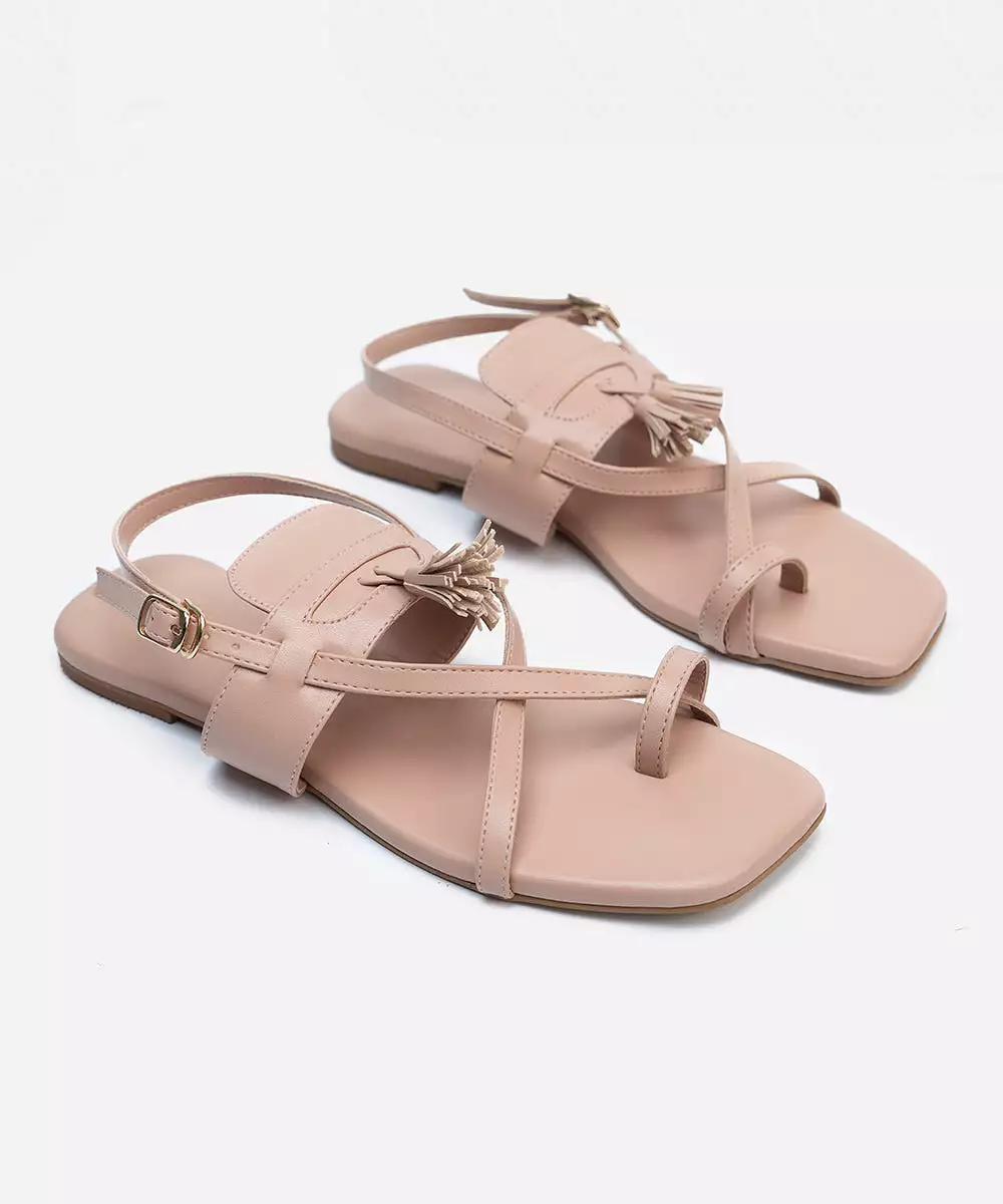 Faux Leather Sandals