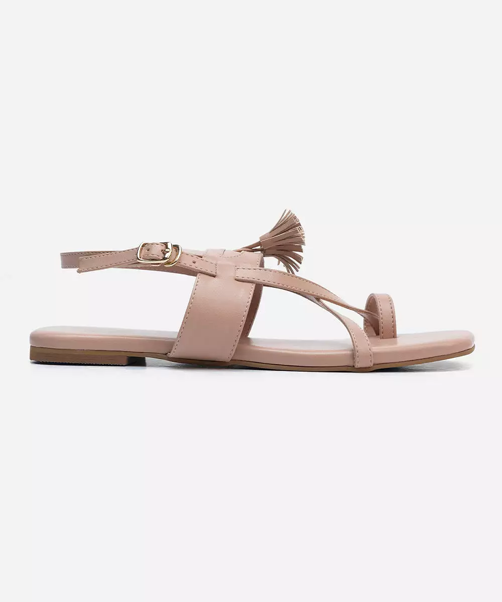 Faux Leather Sandals