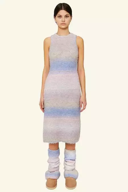 Find Me Now Dusty Knit Dress