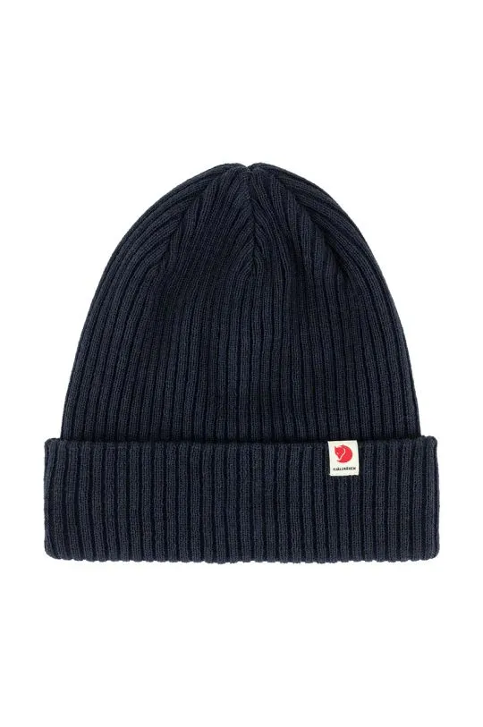 Fjallraven beanie Rib Hat navy blue color F13100184.555