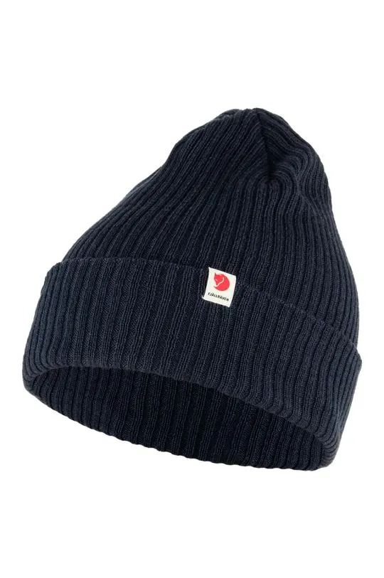 Fjallraven beanie Rib Hat navy blue color F13100184.555