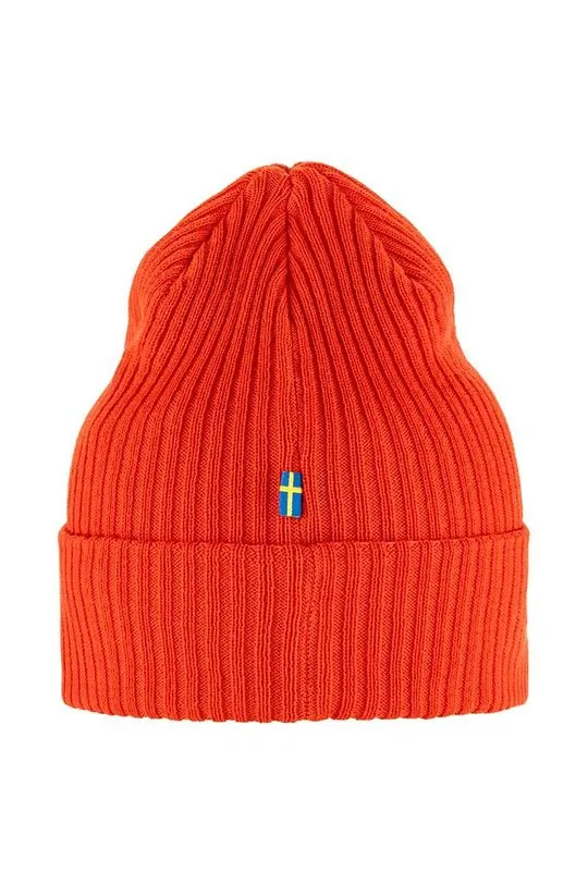 Fjallraven beanie Rib Hat orange color F13100184.214