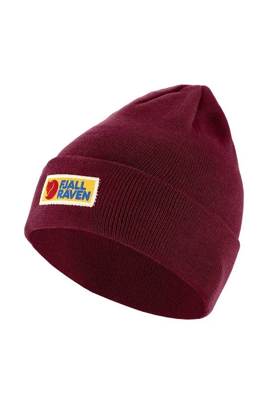 Fjallraven beanie Vardag Classic red color F78141.347