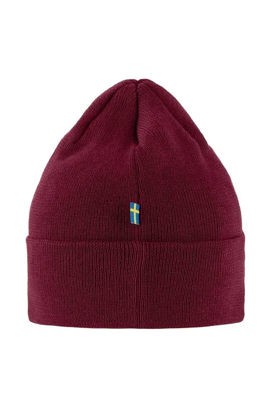 Fjallraven beanie Vardag Classic red color F78141.347