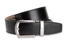 Frances Ebony, 1 3/8 Strap, Dress Belt