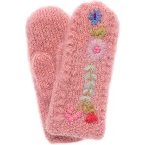 French Knot Women's Adeline Mitten, Salmon