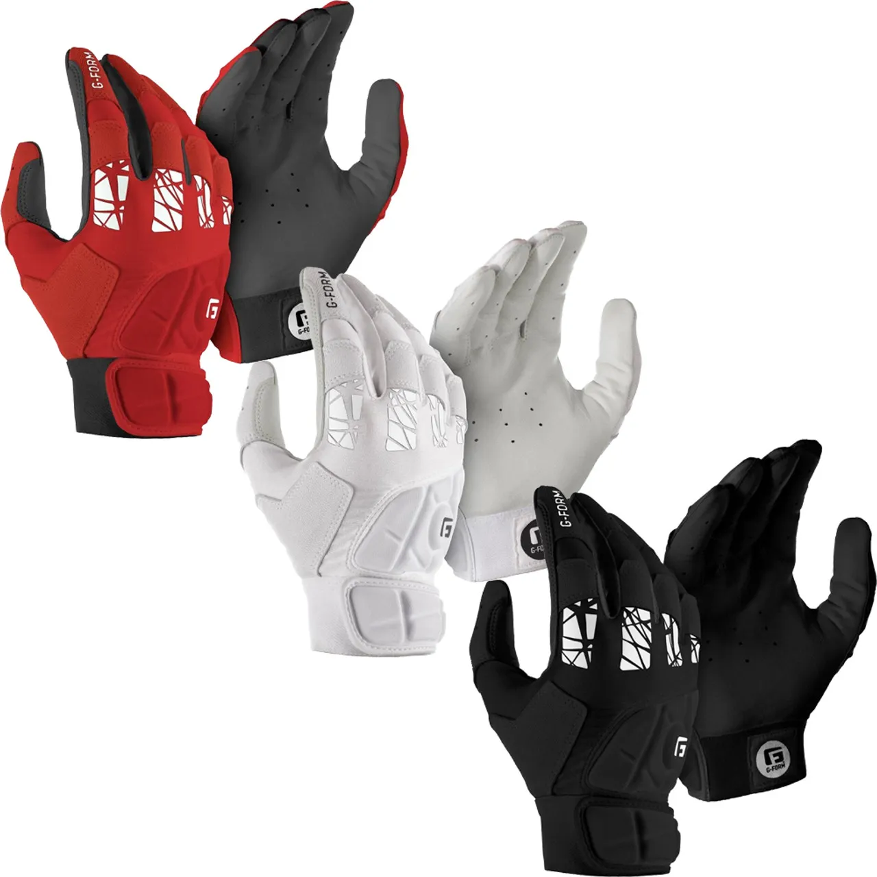 G-Form Pure Contact Adult Baseball Batting Gloves