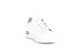 GABOR White Gold Platform Trainer