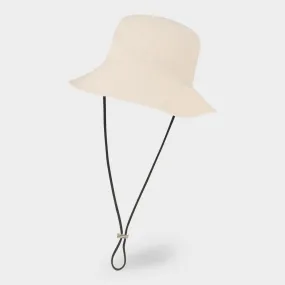 GANNI The Sustainable Edit Logo Bucket Hat - White